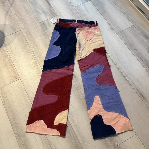 Colorful Patchwork Flare Jeans Free People - Picture 7 of 7